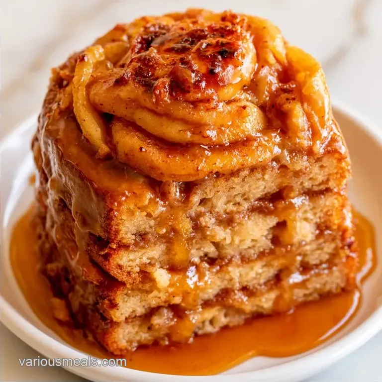 Caramel Apple Layer Cake with Grated Apples
