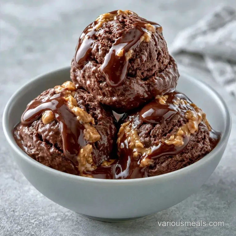 Chocolate Peanut Butter Ice Cream: Rich Cocoa