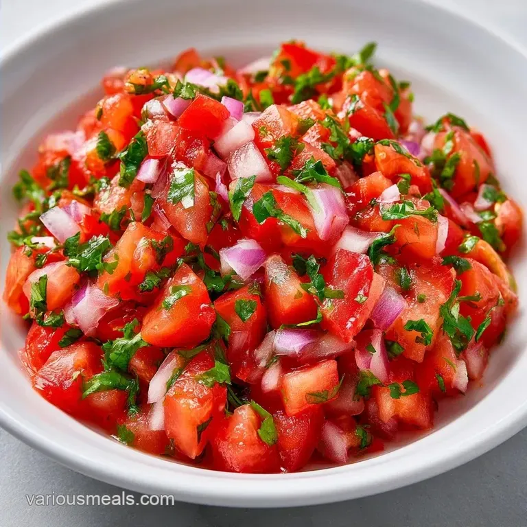 Chunky Garden Salsa: Tangy and Bold