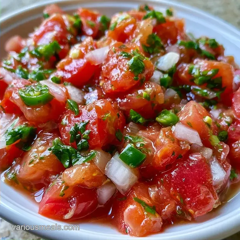 Easy Chunky Tomato Salsa in 10 Minutes
