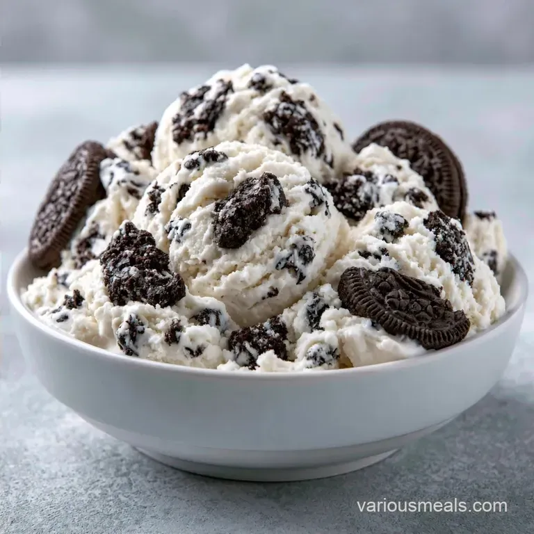Cookies and Cream Protein Ice Cream with Fairlife Milk