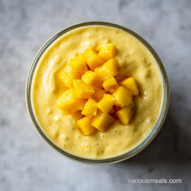 Mango Banana Smoothie: Creamy and Tropical