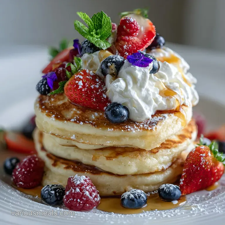 Easy Fluffy Pancakes From Scratch