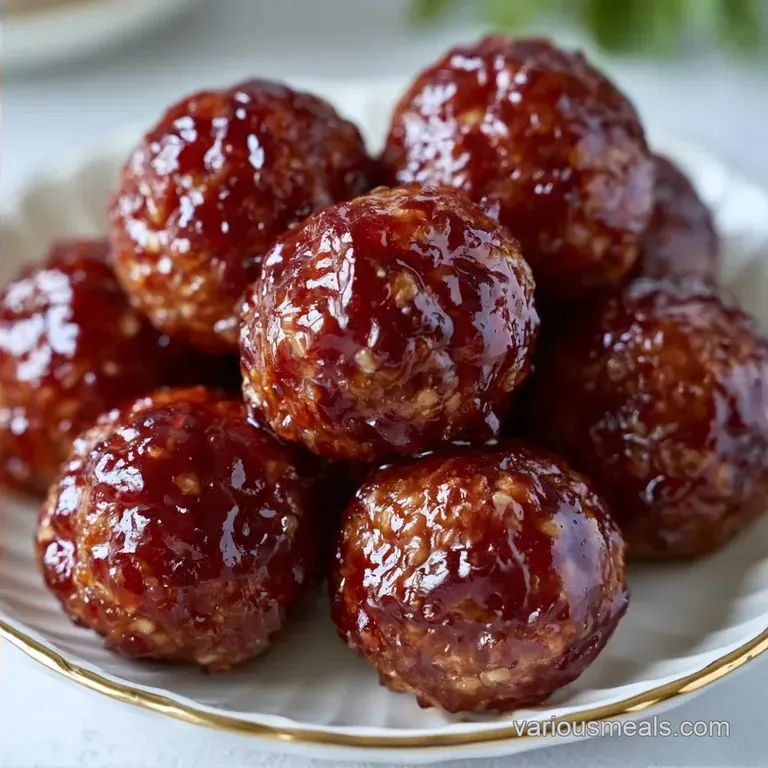 Easy Glazed Frozen Meatballs: Sticky and Savory