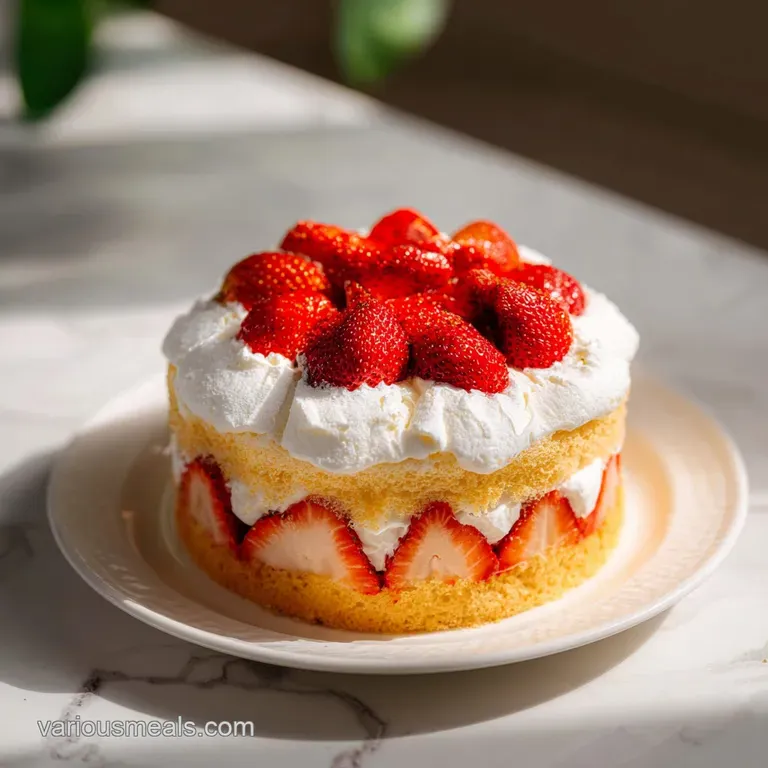 Easy Strawberry Cake: Fresh and Tender