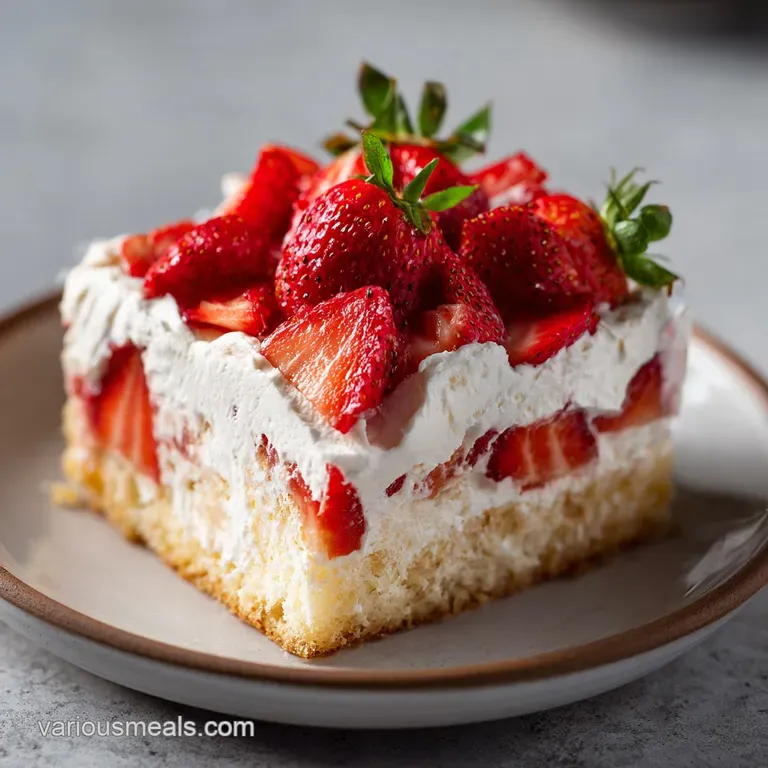 Strawberry Poke Cake: Moist and Creamy