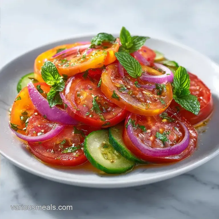Easy Summer Tomato Salad: Fresh and Healthy