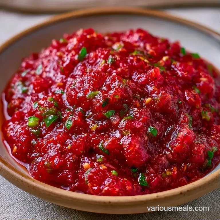 A rustic ceramic bowl of chunky red dip paired with a heap of golden-brown, salted corn tortilla chips.
