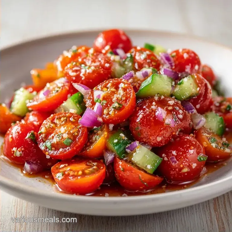 Fresh Cherry Tomato Salad: Tangy and Crisp
