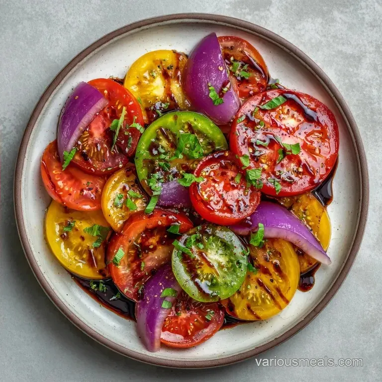 Fresh Herb Tomato Salad: Tangy and Bright