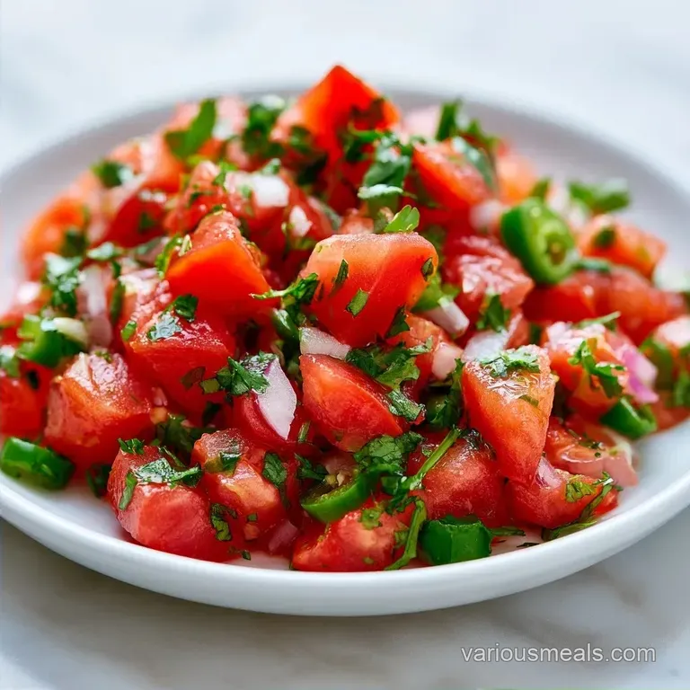 Fresh Roma Tomato Salsa: Zesty and Bright