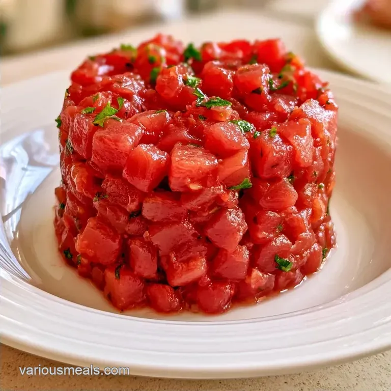 Ahi Tuna Tartare with Gluten-Free Tamari