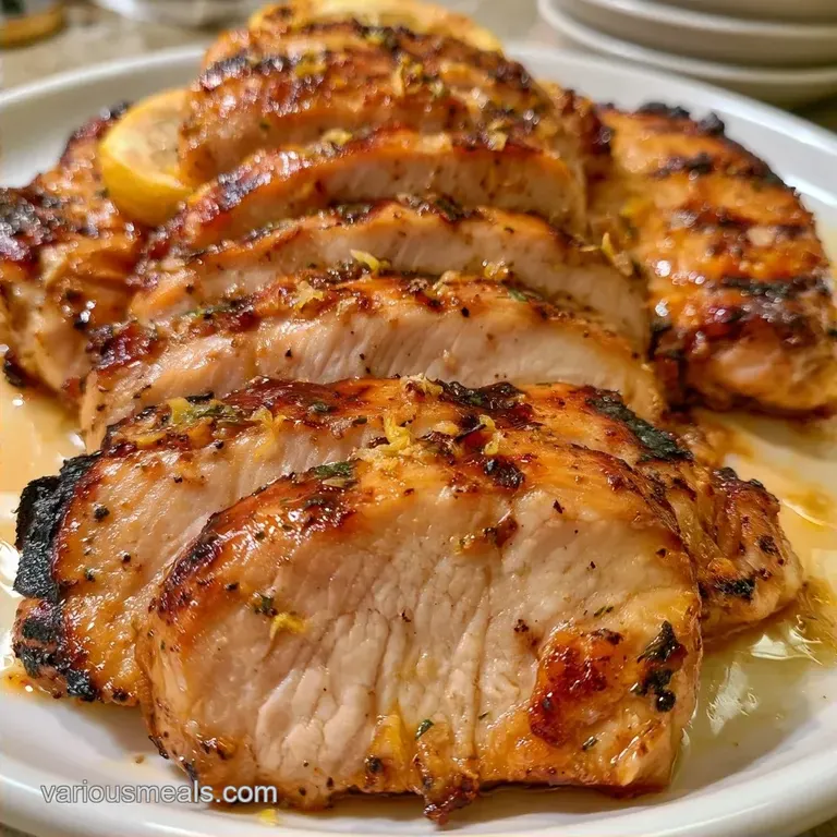 Greek Yogurt Chicken Marinade with Garlic and Lemon