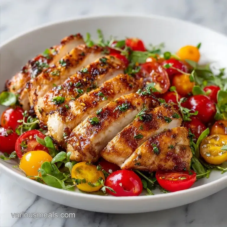 Grilled Chicken Tomato Salad: Fresh and Healthy