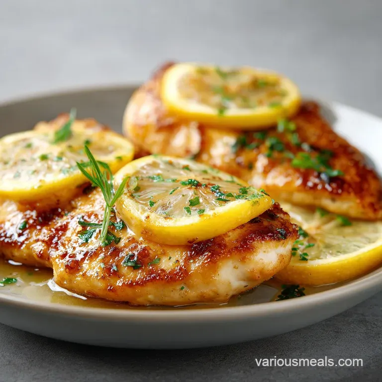 Healthy Lemon Garlic Herb Chicken Marinades