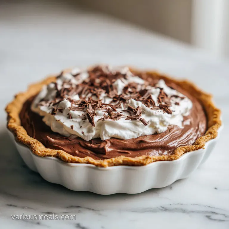 Chocolate Cream Pie: Silky and Homemade