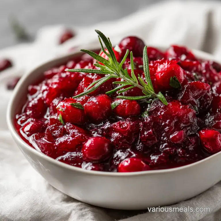 Fresh Cranberry Sauce: Vibrant and Tangy