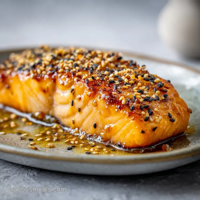 Salmon Marinade: Honey Garlic Soy