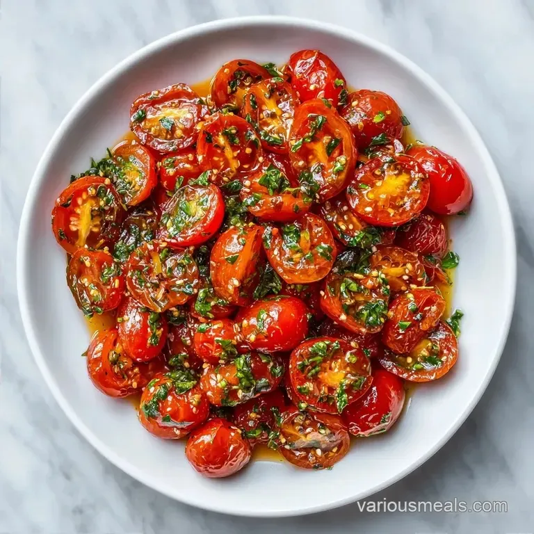 Marinated Cherry Tomato Salad: Tangy and Bright