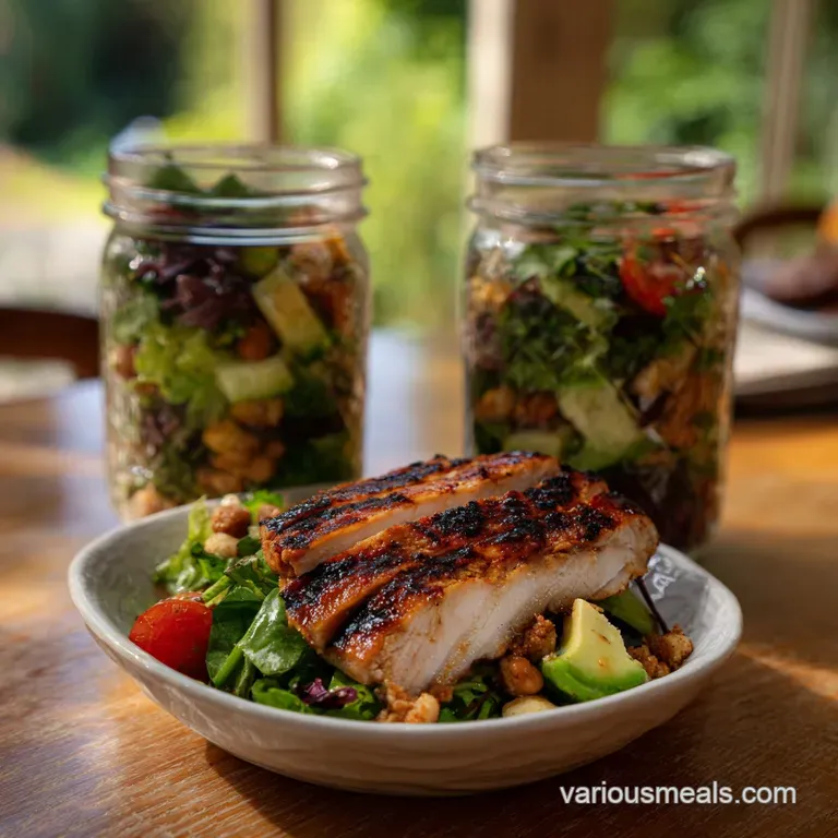 Mason Jar Salad Recipe for Busy