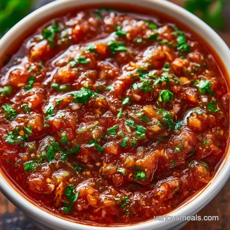 Mexican Blender Salsa: Smoky and Zesty