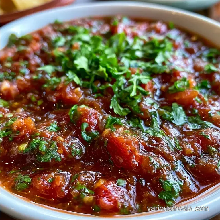 Roasted Mexican Red Salsa