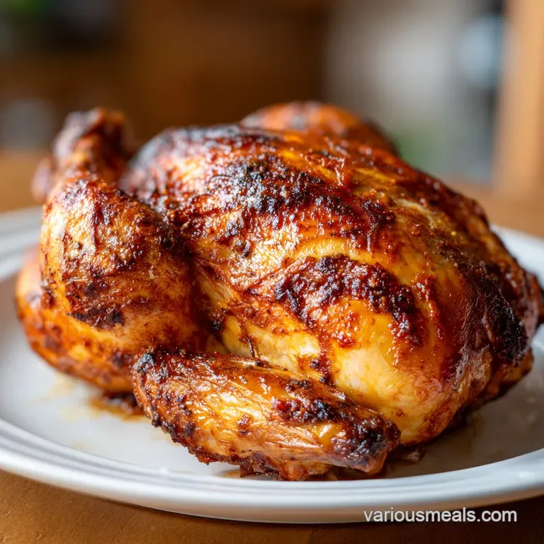 Middle Eastern Roasted Chicken with Za atar