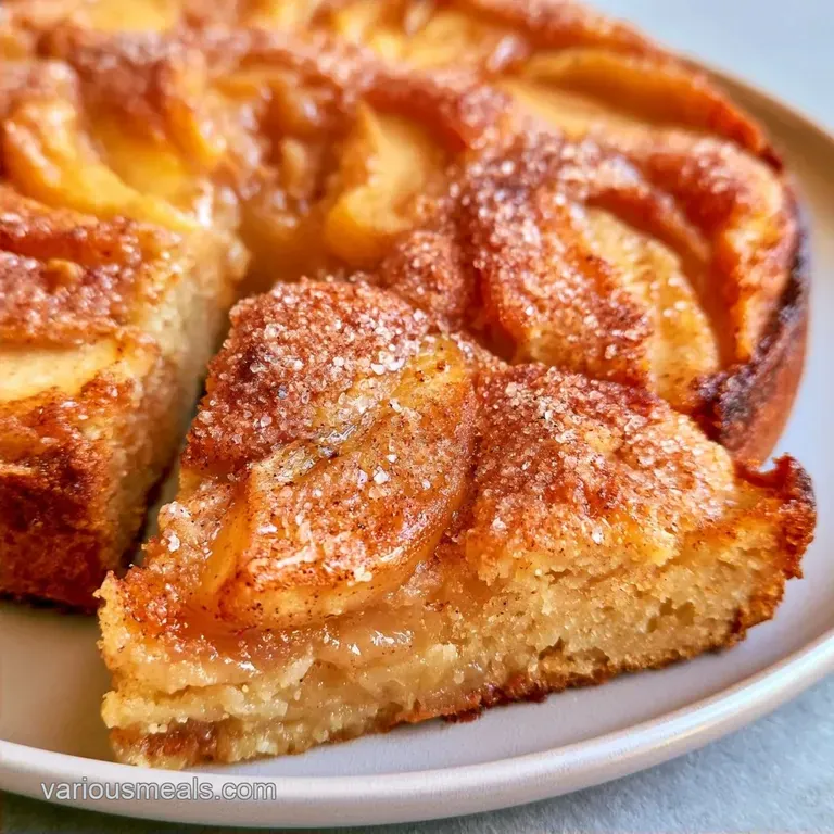 Olive Oil Apple Cake With Spiced Sugar