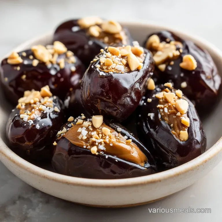 Paleo Snickers Dates: Chewy and Rich