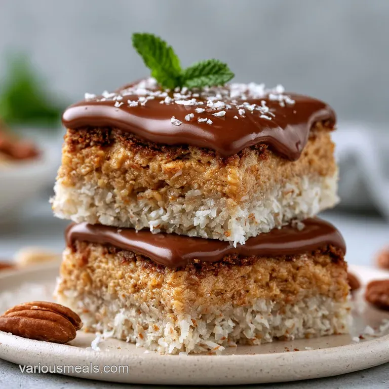 Peanut Butter Protein Bars: Coconut and Chocolate