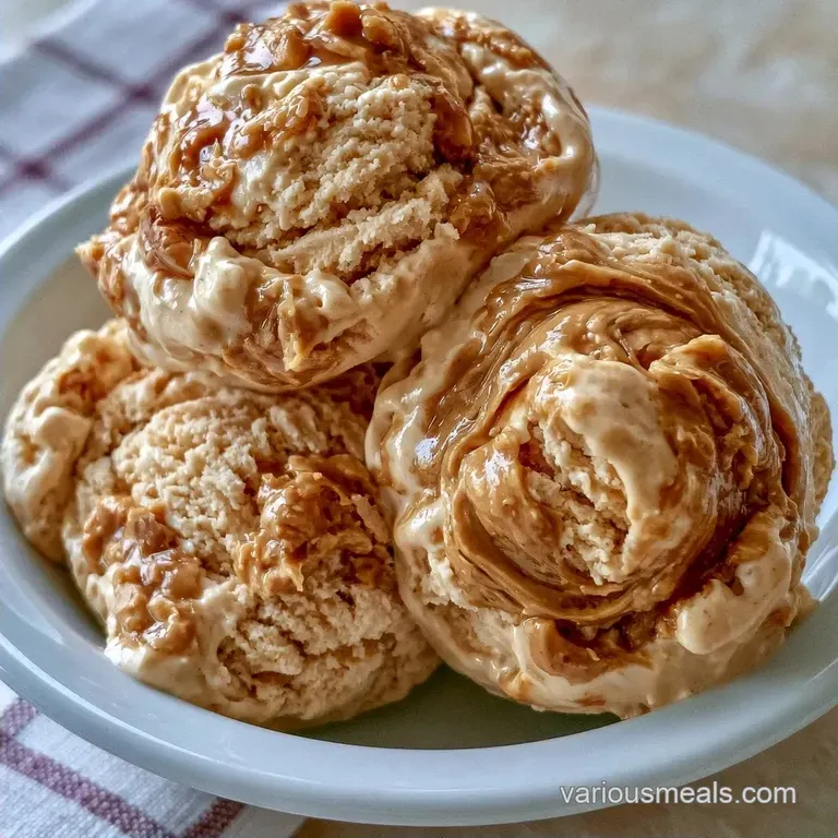 High-Protein Peanut Butter Ice Cream: Creamy