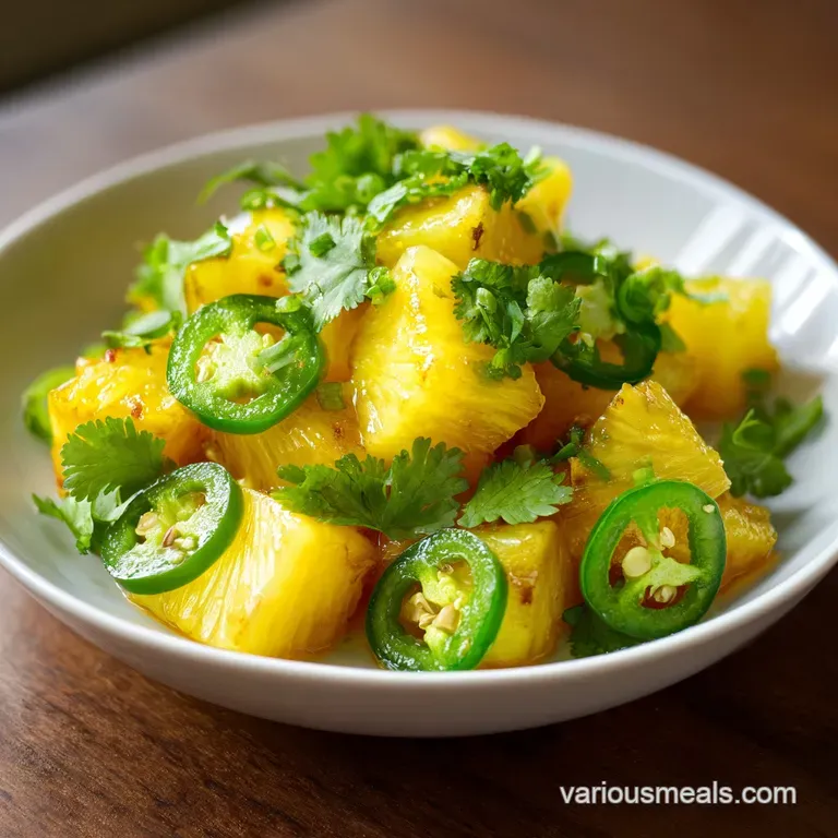 Pickled Pineapple: Sweet and Spicy