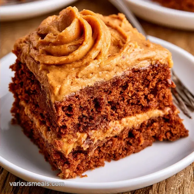 Pumpkin Chocolate Dessert Cake: Fudgy