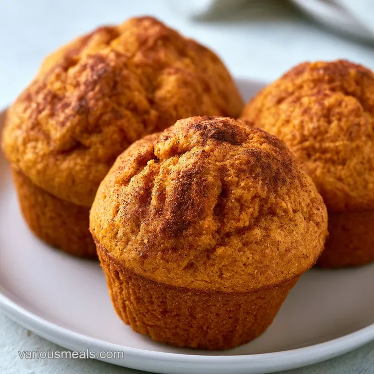 High Protein Pumpkin Muffins: Moist and Healthy