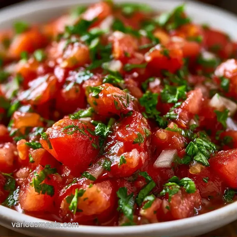 Vibrant red salsa in a stone bowl served with crispy corn tortilla chips and a fresh lime wedge on a dark board.