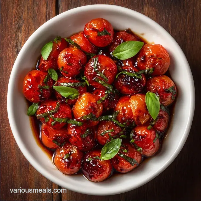 Quick Tomato Side Dish: Balsamic Glazed