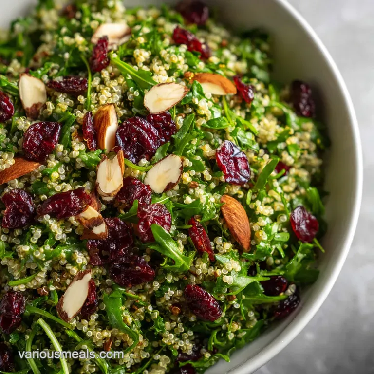 Healthy Quinoa Arugula Salad: Zesty and Nutty