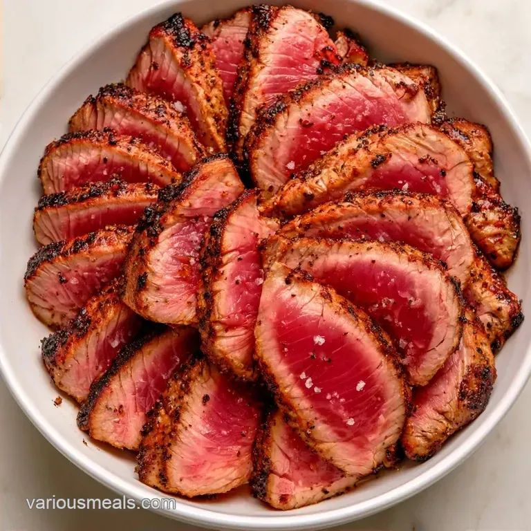 Healthy Salt Pepper Ahi Tuna: Pan-Seared