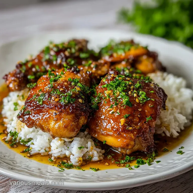 Slow Cooker Honey Garlic Chicken