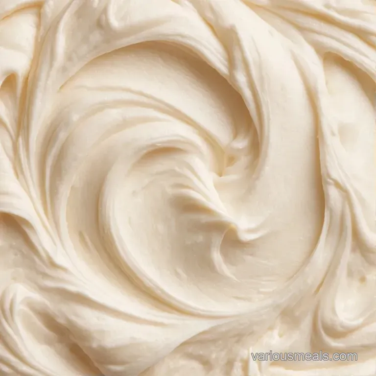 A swirl of velvety white frosting atop a cake slice, garnished with a single fresh raspberry on a white ceramic plate.