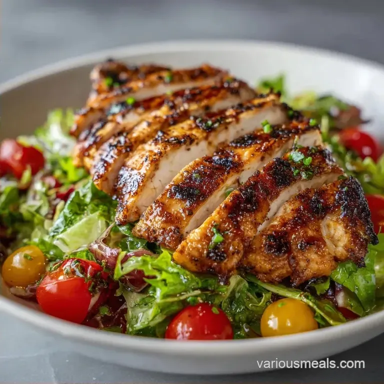 Summer Grilled Chicken Salad: Fresh and Crisp