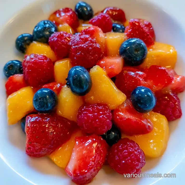 The Ultimate Summer Peach Fruit Salad