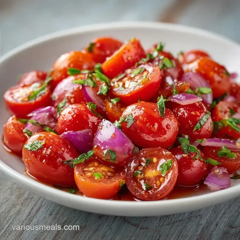 Sweet Grape Tomato Salad: Fresh and Tangy