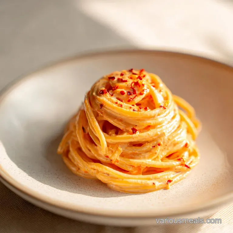 Sun-Dried Tomato Cream Spaghetti