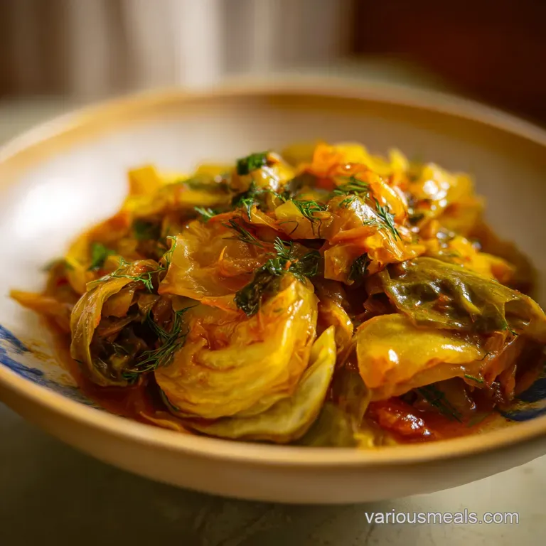 Turkish Cabbage Stew: A Traditional Savory Braise