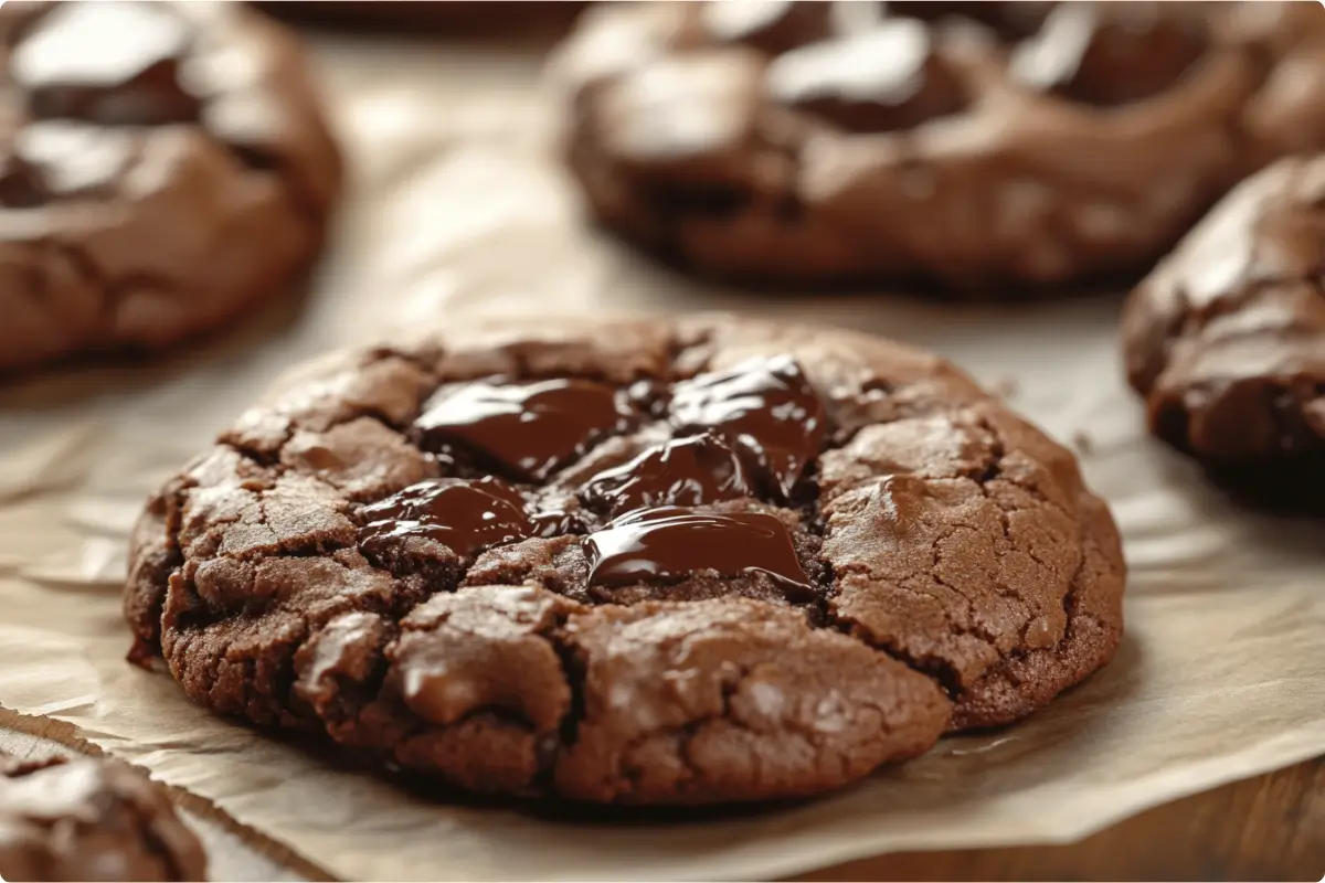 double chunk chocolate cookies