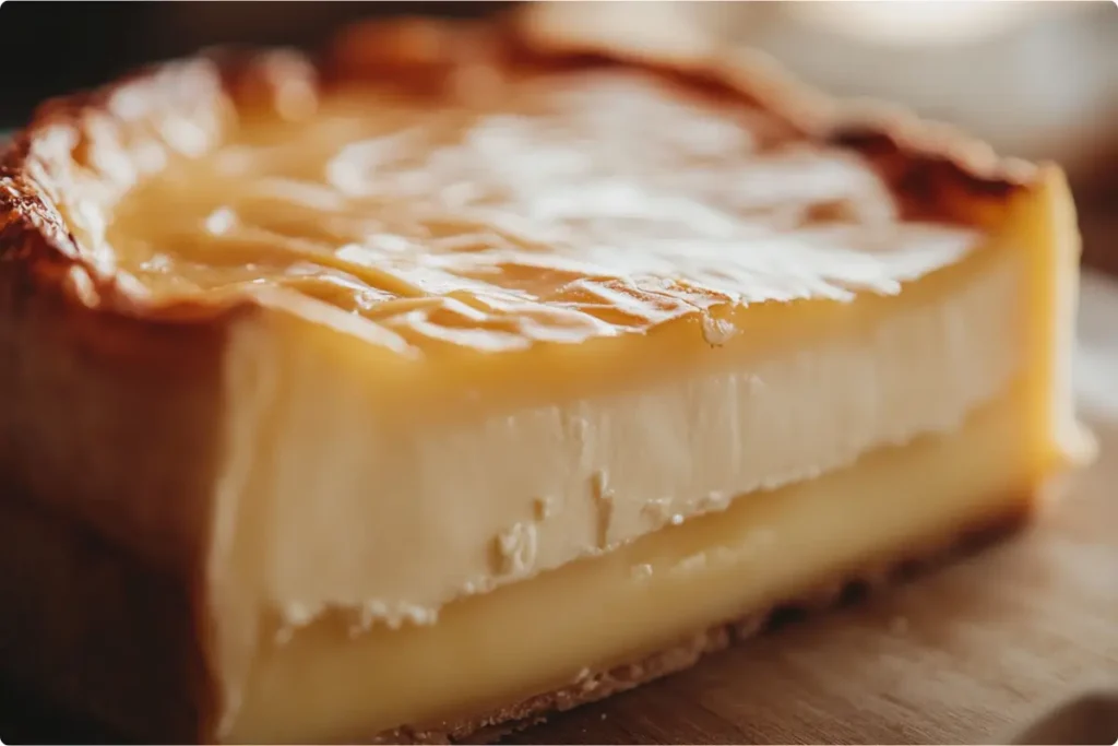 a traditional French gâteau au fromage